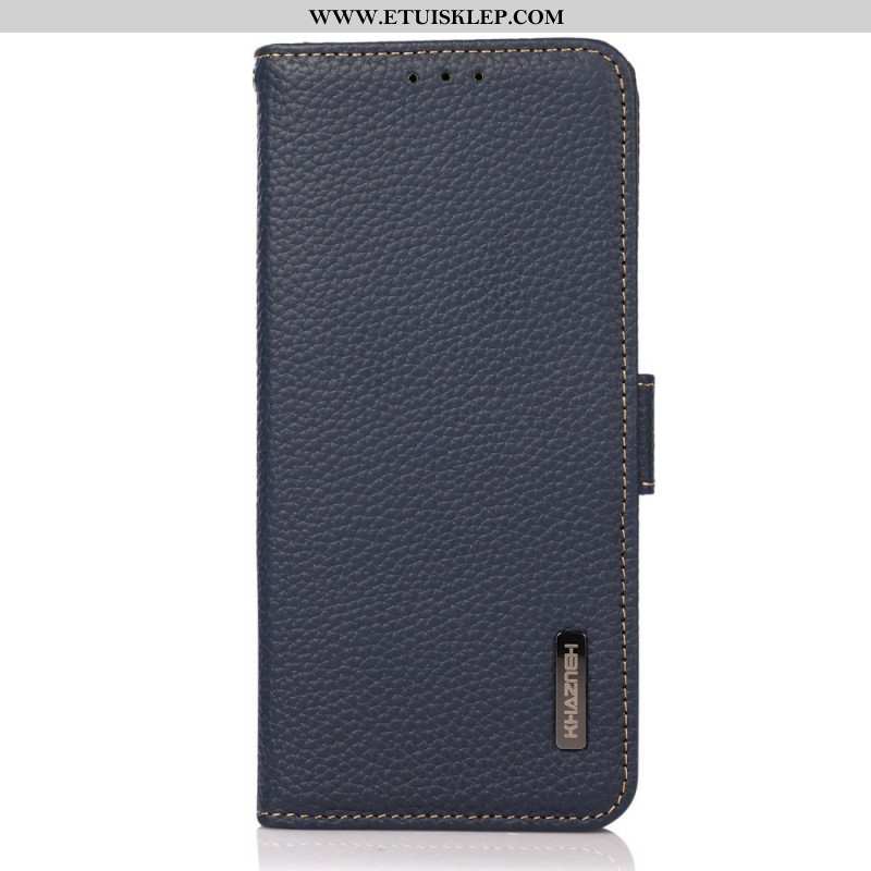 Etui Folio do Samsung Galaxy M53 5G Skóra Liczi Khazneh Rfid